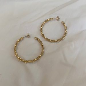 Five and two gold hoops